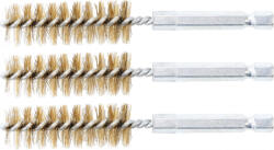 BGS technic Sárgarézkefe készlet | 16 mm | 1/4" | 3 darabos | a BGS 3078 kefekészlethez (BGS 3078-16-M) (3078-16-M)