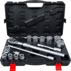 BGS technic Dugókulcskészlet, kihúzható racsnis hajtószárral, 3/4", 19-50 mm, 16 darabos (BGS 71024) (71024)