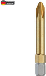 Bormann ph titánium nitrid - ipari kereszt csavarbehajtó bitfej - bit 50mm tin 1/4' c6, 3 10 db (BHT3512) (BHT3512)