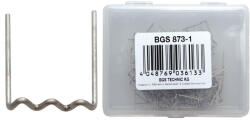 BGS technic U-alakú műanyagelem tűzőkapocs, 0.6mm, 100 darab, BGS 873 műanyag javító készlethez (BGS 873-1) (873-1)