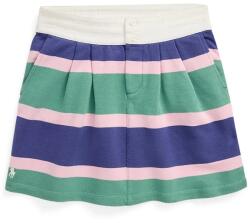 Ralph Lauren gyerek pamut szoknya sötétkék, mini, harang alakú, 313971042001 - sötétkék 155-159