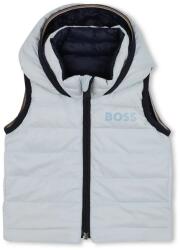 BOSS kifordítható gyerek pehelymellény - kék 74