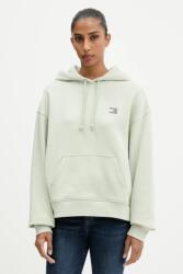 Tommy Hilfiger pamut melegítőfelső rózsaszín, nyomott mintás, kapucnis, DW0DW19414 - zöld L