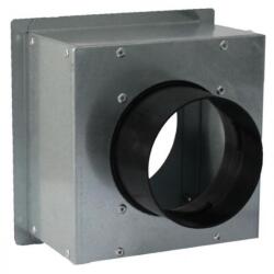 Aerauliqa Plenum 200x200mm 1 Db ø90 Mm-es Hátsó Oldali Csatlakozással (002268)