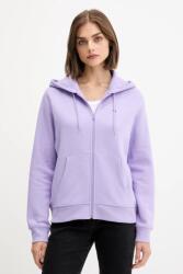 Tommy Hilfiger felső fekete, sima, kapucnis, DW0DW19729 - lila XS