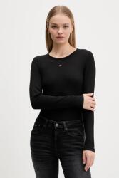 Tommy Hilfiger hosszú ujjú 2 db fehér, DW0DW17716 - fekete XS