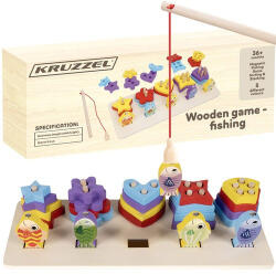 Kruzzel horgászjáték fából készült válogató 22565