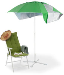 Relaxdays Napernyős strandsátor zöld 10036693