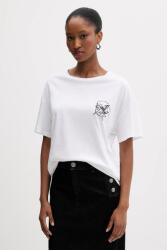 Liu Jo pamut póló - fehér M - answear - 15 390 Ft