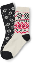 Tchibo - 2 pár női zokni - nő - méret 35-38 - fekete