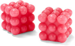 Tchibo - 2 bubble gyertya - rózsaszín