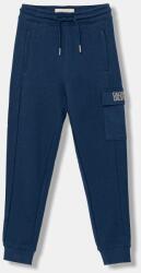 Calvin Klein gyerek pamut melegítőnadrág TERRY - kék 164
