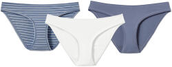 Tchibo - 3 női alsó - nő - méret L 44/46 - kék/csíkos