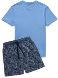 Tchibo - Rövidnadrágos pizsama - férfi - méret L 52/54 - kék/paisley