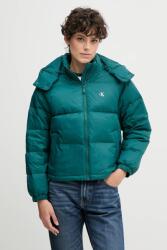 Calvin Klein Jeans pehelydzseki - türkiz XS - answear - 59 990 Ft