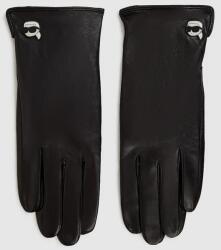 Karl Lagerfeld bőr kesztyű - fekete S