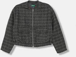 Benetton gyerek gyapjúkabát - szürke 150