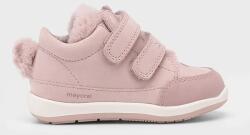 Mayoral gyerek félcipő bőrből - rózsaszín 18