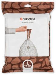 Brabantia Saci pentru gunoi L PERFECTFIT 40-45 l, 40 buc, Brabantia (BRAB138645)