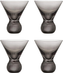 Bloomingville Pahare pentru cocktail Corliss, 165 ml, gri, 4 buc (82072450) Pahar
