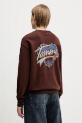 Tommy Hilfiger pamut melegítőfelső - barna XS - answear - 29 990 Ft