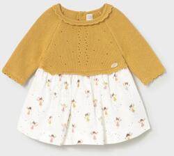 Mayoral Newborn baba pamut ruha - sárga 65