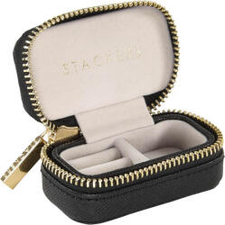 Stackers Cutie de voiaj pentru bijuterii Travel mini neagră velvet (75390)