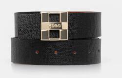 HUGO kifordítható bőröv bézs, 50522681 - fekete 80