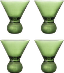 Bloomingville Pahare pentru cocktail Corliss, 165 ml, verzi, 4 buc (82072449) Pahar