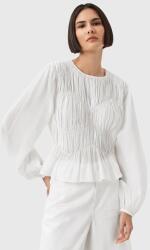 AllSaints felső MELANI fehér, sima, W020PD - fehér 34