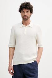 Calvin Klein Jeans pamut póló - bézs S - answear - 27 990 Ft