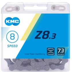KMC lánc kmc z8 1/2x3/32 114 szem műanyag dobozban 8 sebesség ezüst/szürke
