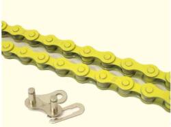 KMC lánc kmc z410 1/2x1/8 110 szem dobozban 1 sebesség sárga