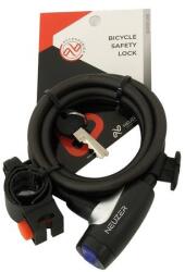  Zár spirál 10x1500mm 547-1e átlátszó matt fekete tartóval