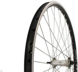 Neuzer kerék 24-es első duplafalú remerx fekete felni alu. agy ezüst menetes