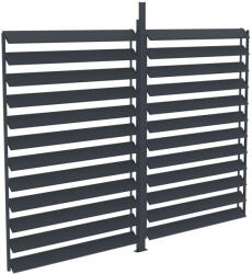 G21 forgatható lamellás oldalfal 2, 8x2, 2 m Austin pergolához (63900805) - platinashop