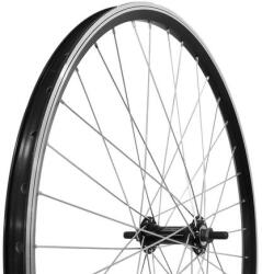 Neuzer kerék 26-os első duplafalú remerx fekete felni menetes alu. agy fekete