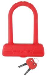 AXA zár u 70x128mm piros m-wave silicon bevonat