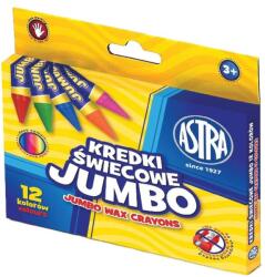 Astra Zsírkréta ASTRA jumbo kerek 12 színű (316118005) - nyomtassingyen