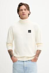 Karl Lagerfeld Jeans pamut pulóver könnyű, bézs, garbónyakú, A3M18001 - bézs M