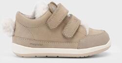 Mayoral gyerek félcipő bőrből - bézs 23