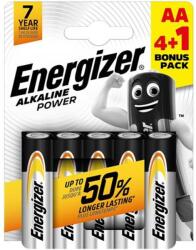 Energizer Elem, AA ceruza, 4+1 db, ENERGIZER "Alkaline Power (EPAAB4+1) - nyomtassingyen