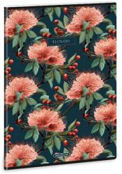 Ars Una Füzet kockás ARS UNA A/4 40 lapos Extra kapcsos Flowery Green (53124197) - nyomtassingyen