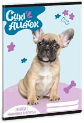Ars Una Leckefüzet ARS UNA A/5 32 lapos Cuki-Francia bulldog (50844265) - nyomtassingyen