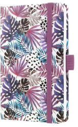 Sigel Naptár, A6, heti, 2026, kemény borító, SIGEL "Jolie", Violet Jungle Fever (J6354) - nyomtassingyen