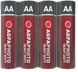 AgfaPhoto Elem, AA, 4 db, féltartós (szén-cink), zsugor, AGFAPHOTO "Heavy Duty (APFAAS4) - nyomtassingyen