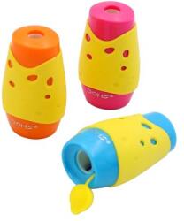 JUNIOR Doms ceruzahegyező, 2 különböző lyukkal (vegyes színek)