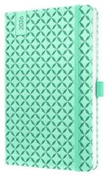 Sigel Naptár, A6, heti, 2026, kemény borító, SIGEL "Jolie", menta zöld (J6126) - nyomtassingyen