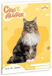 Ars Una Füzet vonalas ARS UNA A/5 32 lapos 16-32 2. osztályos Cuki-Norvég erdei macska (53594297) - nyomtassingyen