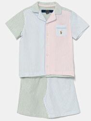 Ralph Lauren gyerek pamut pizsama - kék 128-137 - answear - 20 990 Ft